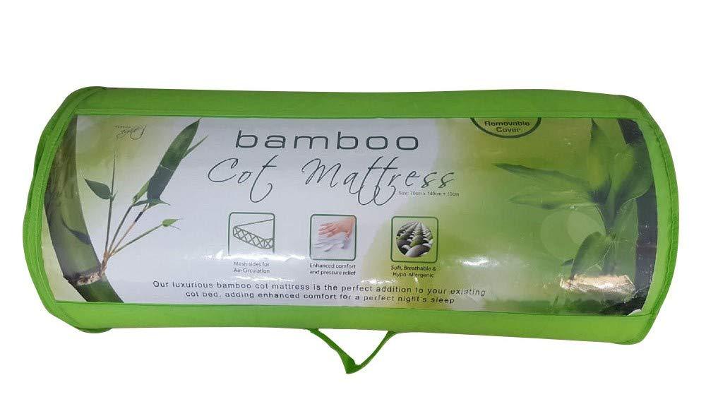 Premium Bamboo Memory Foam Cot Bed Pillow Only for Babies