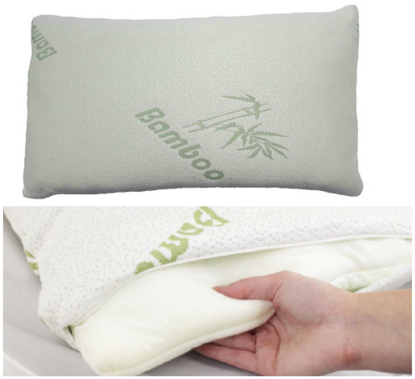 Memory Foam Bamboo Pillow Head Neck Bamboo Orthopaedic Anti-allergy Pillow